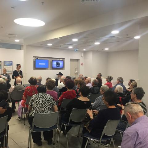 50 משתתפים בהרצאה לחודש הקשיש ב'כללית' לב העיר - בריאות בפתח תקווה