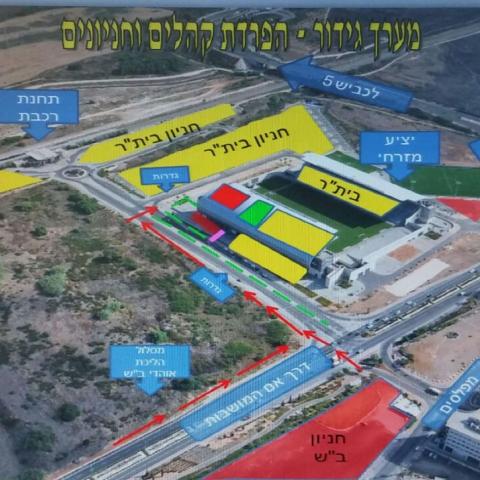 המשטרה מפרידה בין הירושלמים לבין אוהדי באר שבע - ספורט בפתח תקווה