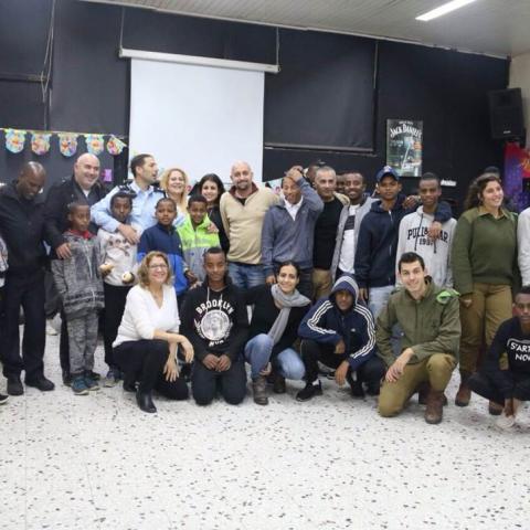 מפגש משותף: משטרה, נציגי הרשות ובני נוער - חינוך בפתח תקווה