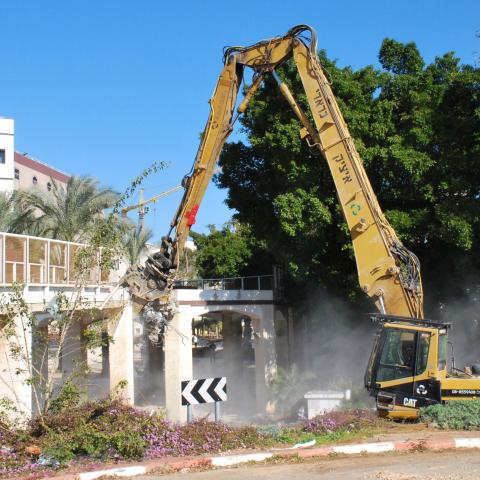 גשר הולכי הרגל בשניידר פורק, הג'ירפה האריה והארנב יעברו דירה - בריאות בפתח תקווה