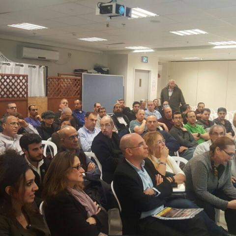 כנס נוסף התקיים במסגרת המאבק בתכניות הבנייה והתחבורה בסירקין - חדשות בפתח תקווה
