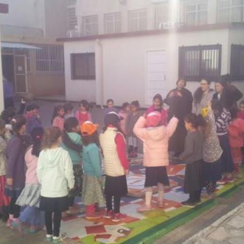 עמותת "אור ירוק" קיימה הפנינג בטיחות בדרכים לתלמידי בית ספר "למרחב" בפתח תקווה - תחבורה בפתח תקווה