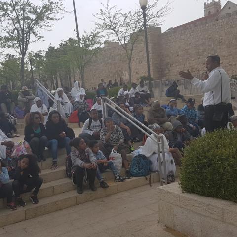 סיור לימודי לילדים והורים יוצאי אתיופיה בחול המועד פסח - קהילות בפתח תקווה