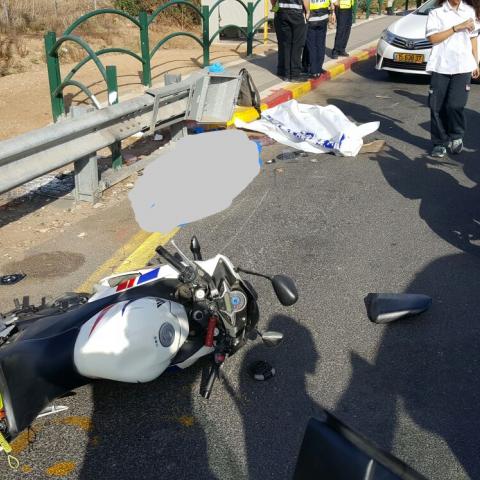 רוכב אופנוע בן 44  נהרג סמוך לצומת נחלים - חדשות בפתח תקווה