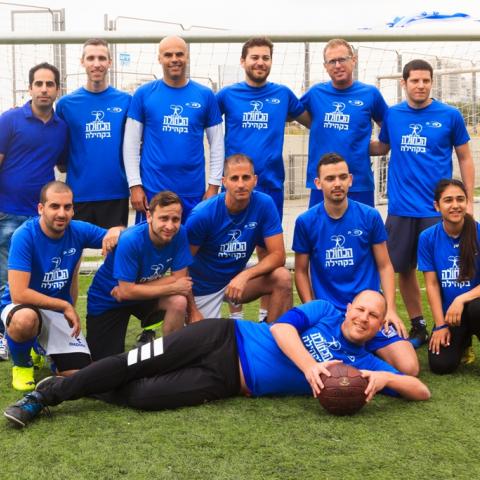 מהיציע לדשא: עמותת הכחולה ערכה טורניר ארגוני אוהדים ארצי בקט רגל - ספורט בפתח תקווה