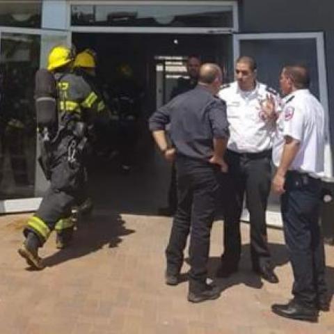 שריפה פרצה בתחנת מד"א - חדשות בפתח תקווה