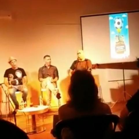  סלוצקי ודומינגז אירחו את דני רובס וירמי קפלן שוחחו, הצחיקו והופיעו בספריית מבצע יפתח - צפו בסרטונים - תרבות ופנאי בפתח תקווה