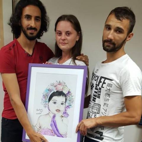 תמונה עצובה: צייר את יסמין לזכרה - חדשות בפתח תקווה