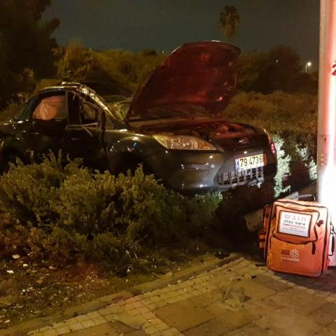 3 פצועים בתאונת דרכים בכביש 40 סמוך למחלף ירקונים - חדשות בפתח תקווה