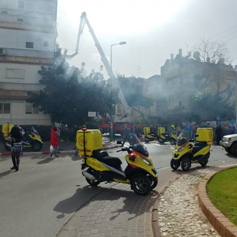 שריפה פרצה בדירה ברחוב רוטשילד בפתח תקווה - חדשות בפתח תקווה