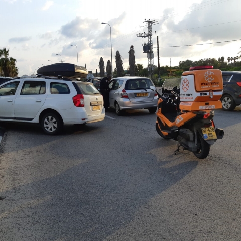 הולך רגל נפצע בינוני בכביש 40 סמוך לצומת ירקון - חדשות בפתח תקווה