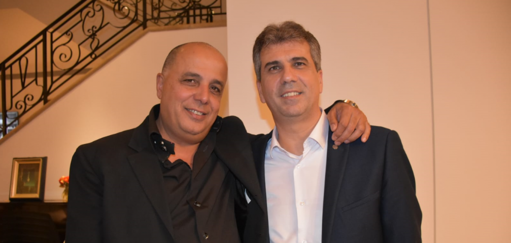 עמוס לוזון נפגש עם אלי כהן שר הכלכלה - בנייה ונדל"ן בפתח תקווה