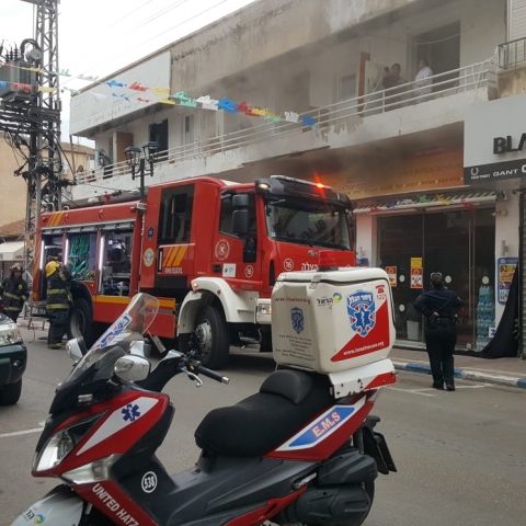 שריפה פרצה בדירה ברחוב חובבי ציון בפתח תקווה - חדשות בפתח תקווה