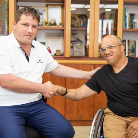שרגא ווינברג מפתח תקווה  ונועם גרשוני זכו באליפות ישראל בטניס בכיסאות גלגלים - ספורט בפתח תקווה