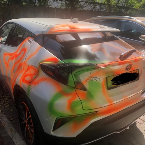 עזרו ללנה למצוא מי השחית את הרכב שלה - חדשות בפתח תקווה