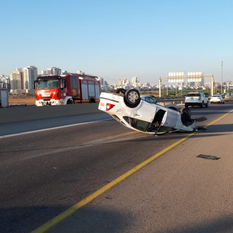 3 פצועים ב-3 תאונות דרכים באזור פתח תקווה - חדשות בפתח תקווה