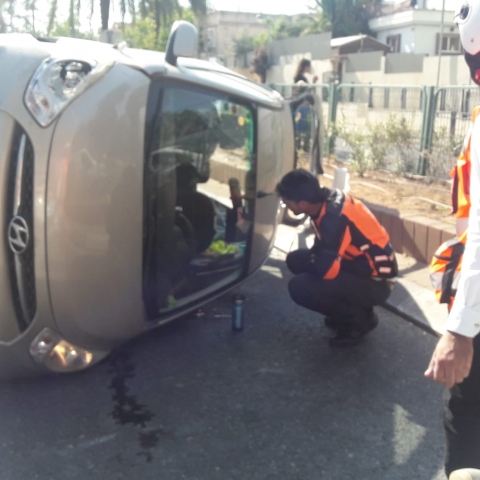 2 פצועות בתאונת דרכים ברח' ירושלים בפתח תקווה - חדשות בפתח תקווה