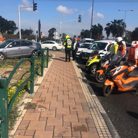 3 פצועים בתאונת דרכים בצומת ירקון - חדשות בפתח תקווה