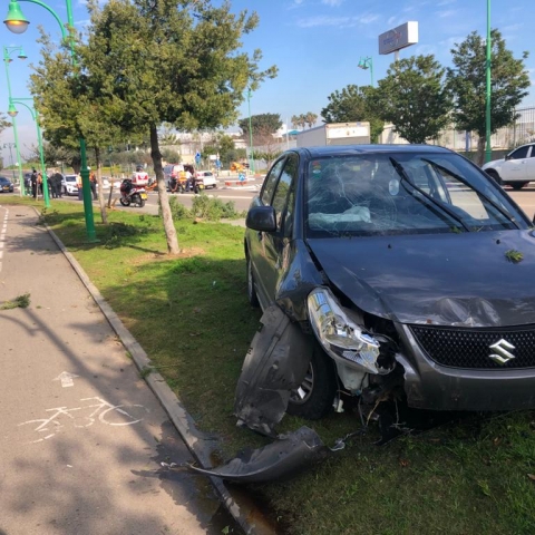 3 פצועים ב - 2 תאונות דרכים בפתח תקווה - חדשות בפתח תקווה