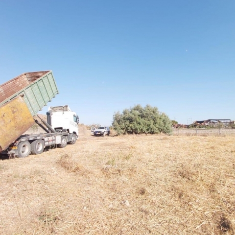 נתפס נהג משאית שהשליך פסולת בשטח פתוח בסמוך לשכונת אם המושבות בפתח תקווה - איכות הסביבה וחזות העיר בפתח תקווה