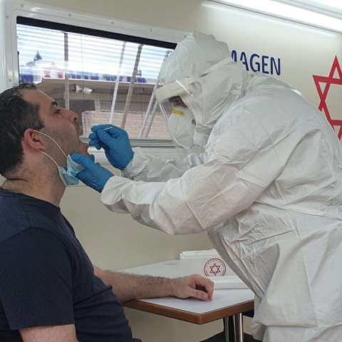 נכנס לתוקף התו הירוק: מערך הבדיקות המהירות יוצא לדרך - בריאות בפתח תקווה
