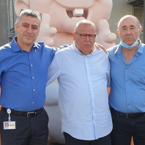 יו"ר ההסתדרות בסיור בפ"ת: "זהו הסיור הראשון במרחב מאז תחילת הקורונה". - חדשות בפתח תקווה