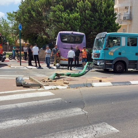20 תאונות דרכים במעורבות רכב כבד (משאיות ואוטובוסים) אירעו בפתח תקוה במהלך שנת 2023, - חדשות בפתח תקווה