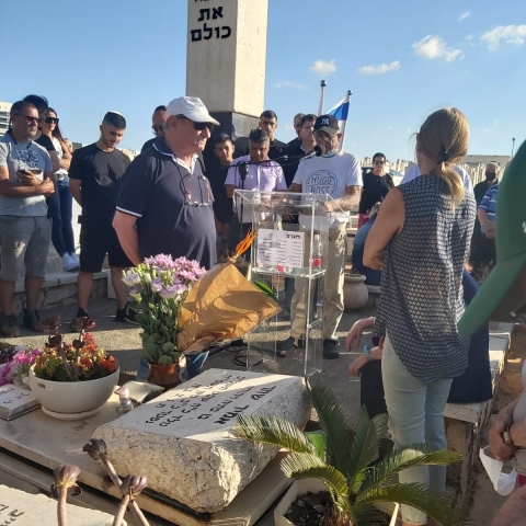 האזכרה המסורתית לזכר הרוגי אסון הבונים - חדשות בפתח תקווה