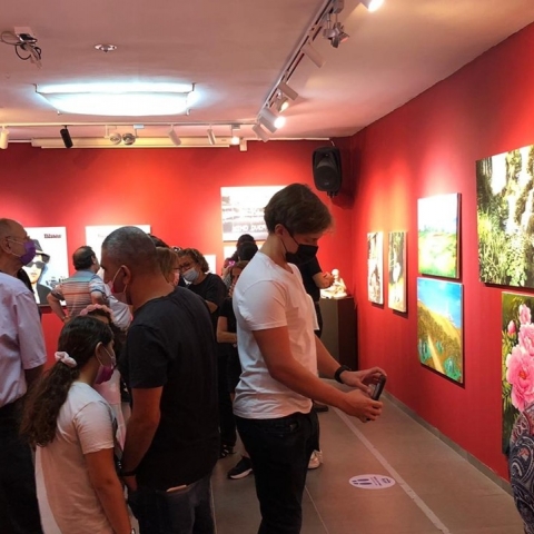  אירוע השקה  תערוכה שנתית בגלריית "הציפור הכחולה" בפתח תקווה - תרבות ופנאי בפתח תקווה