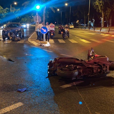 3 נפגעים בתאונת דרכים ברח' גורדון בפתח תקווה - חדשות בפתח תקווה