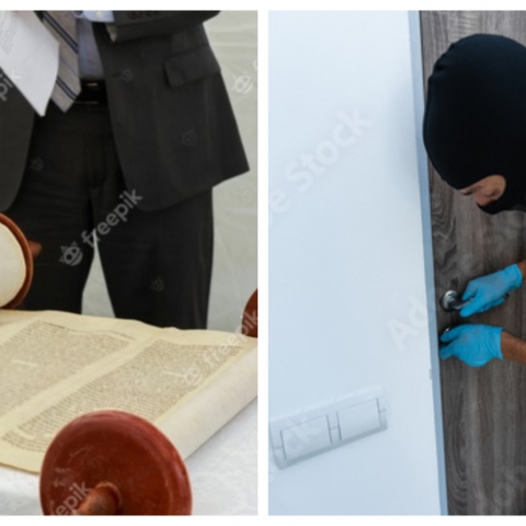 הגיע לשבת. יצאו להתפלל בבית הכנסת וזכו לביקור של גנב - חדשות בפתח תקווה