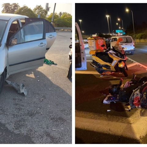 אתמול באזור פתח תקווה:4 נפגעים ב-3 תאונות דרכים - חדשות בפתח תקווה