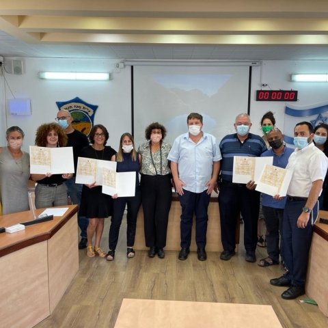 תעודות הוקרה  והערכה למערכת קידום הנוער היל"ה - חדשות בפתח תקווה
