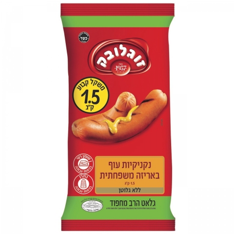 נקניקיות עם חלקיקי מתכת של זוגלובק - צרכנות בפתח תקווה