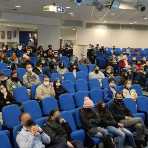 המסלול של חיל האוויר עובר בבית ספר הרב-תחומי עמל ב' - חינוך בפתח תקווה