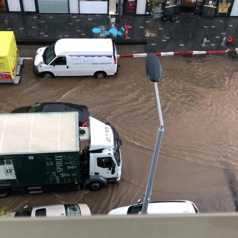 צפו: פגעי מזג האוויר - כך נסעו אתמול בכבישי פתח תקווה (וידיאו) - חדשות בפתח תקווה