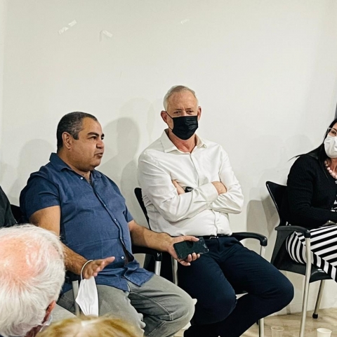 חליבה אירח את רא"ל גנץ באם המושבות - חדשות בפתח תקווה