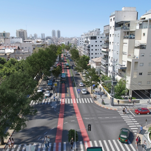 פרויקט "מהיר לעיר" ברח' יוסף ספיר - חדשות בפתח תקווה