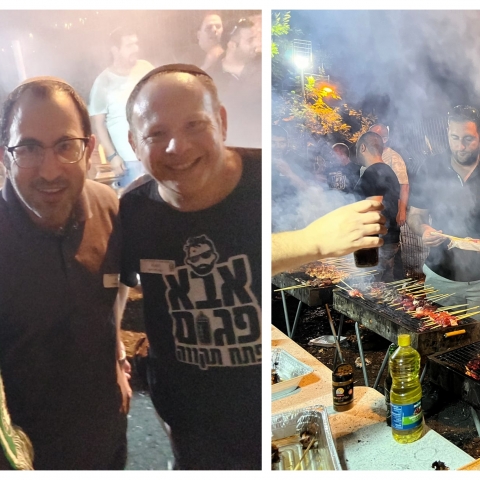 קבוצת פגומי פ"ת הגאים להיות "פגומים" נפגשו שוב לערב מהנה של "על האש" - קהילות בפתח תקווה