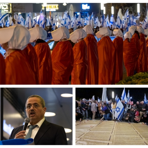 המפכ"ל לשעבר אלשייך בהפגנה בפ"ת: "שיטת משטר, אי אפשר לשנות, רק כי נבחרנו ויש לנו רוב." (וידיאו) - חדשות בפתח תקווה
