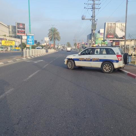 אבטחת אזור התעשייה ירקון (סגולה) במהלך חג הפסח תשפ"ג - חדשות בפתח תקווה