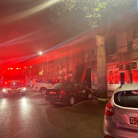 ילד נפצע קשה בשריפה ברח' פינסקר בפתח תקווה - חדשות בפתח תקווה
