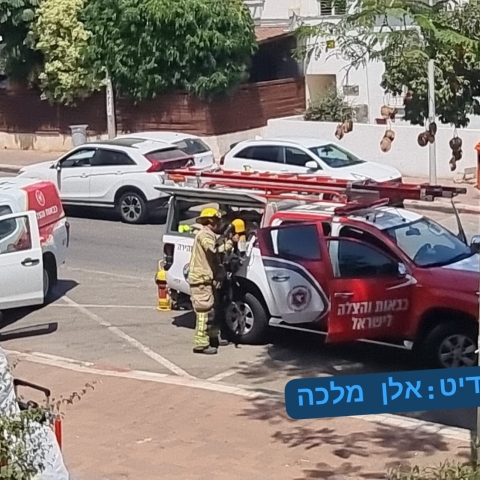 שריפה פרצה בחדר מדרגות ברח' כץ בפתח תקווה - חדשות בפתח תקווה