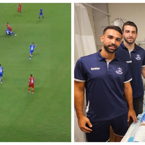 ג'ימי אלכסיס, יעמוד לדין משמעתי בשל העבירה על בירם כיאל, חבריו של אלכסיס ביקרו את כיאל בביה"ח - ספורט בפתח תקווה