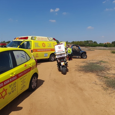  גבר נפצע בפניו מרחפן בשטח פתוח סמוך לכפר מע"ש - חדשות בפתח תקווה