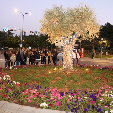 חנוכת כיכר ע"ש ברוך אורן - חדשות בפתח תקווה