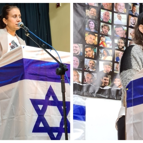 עצרת למען החטופים בעזה התקיימה בבית ההסתדרות בפתח תקווה - חדשות בפתח תקווה