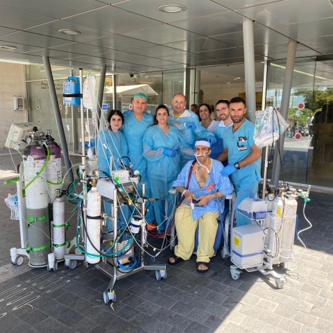  7 אנשי צוות רפואי בביה"ח, למען מטופל אחד - בריאות בפתח תקווה