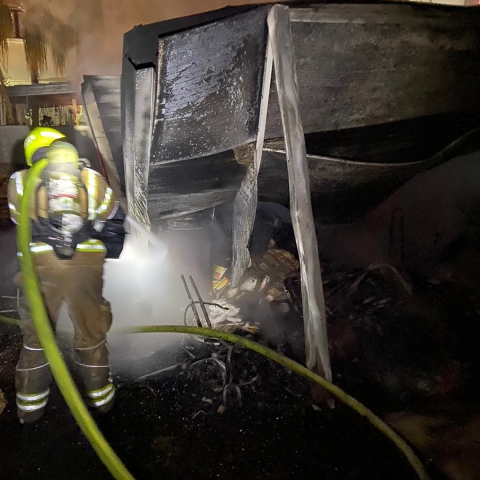 שריפת פרצה במחסן של מסעדה ברחוב בבלי בפתח תקווה - חדשות בפתח תקווה