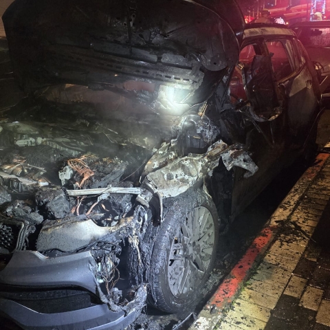 חשד להצתה: פיצוץ רכב נשמע הלילה בפתח תקווה - חדשות בפתח תקווה